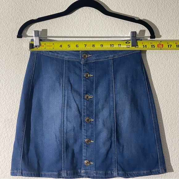 Guess A-Line Denim Skirt 
Style #W5FCL7D1W40 - Picture 6 of 6